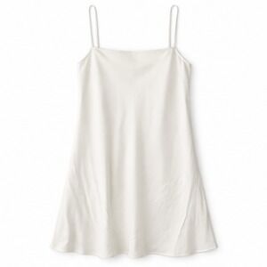 DOEN Slip Dress Size Large Ivory Cream Mini Spaghetti Strap Minimalist Coquette